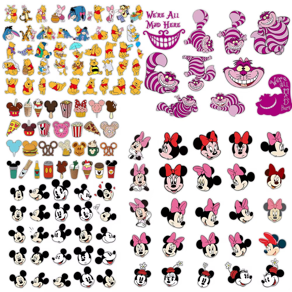 ตัวรีดติดผ้า (159) F.242 ลายการ์ตูนมิ้กกี้ หมีพู รีดง่ายรีดติดทุกผ้า