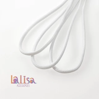 เชือกรองเท้ากีฬา เชือกรองเท้าทรงกลม (ราคาต่อ1เส้น) plastic string 50cm/80cm/100cm (E-2-F2,224124 )