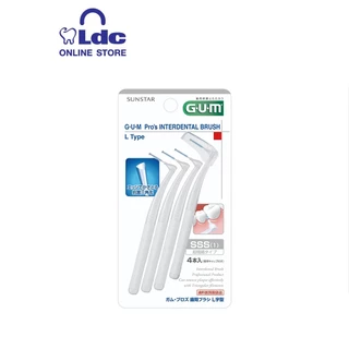 แปรงซอกฟัน GUM Pro L Type [Size SSS, S, M]