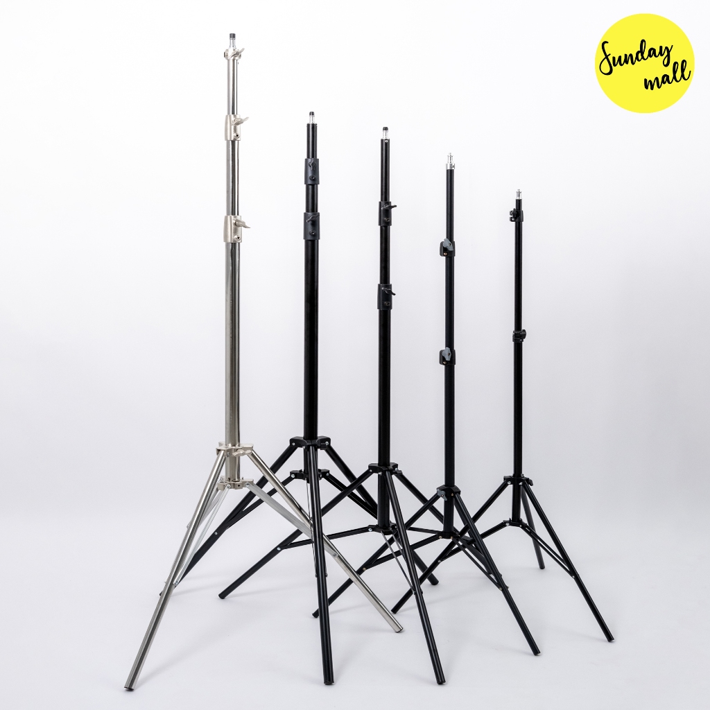ขาตั้งแฟลช/ตั้งไฟ Light Stand ขนาดความสูง 2.6 และ 2.8 เมตร ( 260-280cm) ขาตั้งไฟ