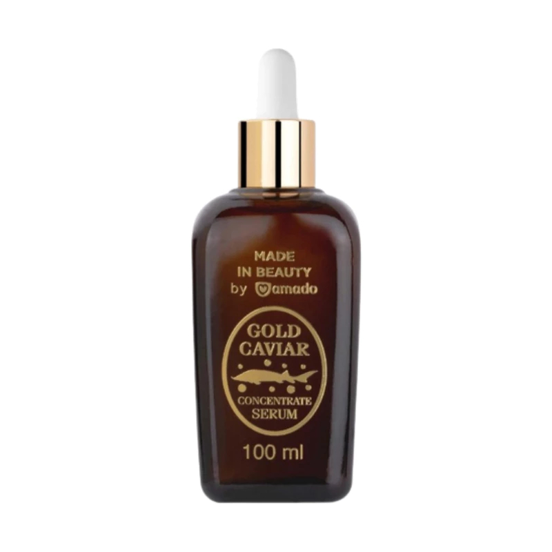 Amado Gold Caviar Concentrate Serum อมาโด้ โกลด์ คาร์เวียร์ เซรั่ม สามารถใช้ได้ทุกสภาพผิว 100 ml./ขวด