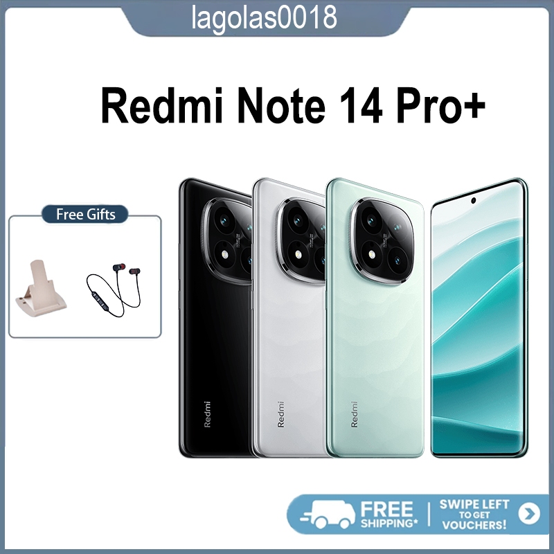 Xiaomi Redmi Note 14 Pro+ Snapdragon®7S Gen3 6.67" 1.5K IP68 Display 50MP OIS 6200mAh Smartphone Xiaomi HyperOS