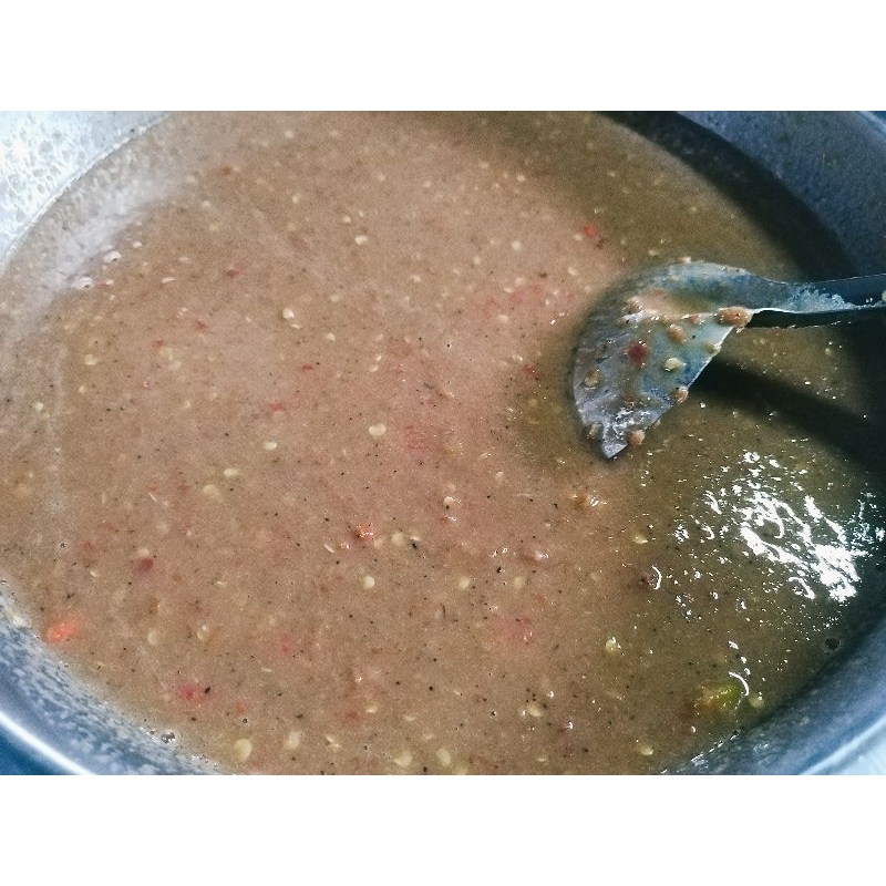 น้ำพริกกะปิใต้ บรรจุขวด150มล.รสเผ็ดถึงใจโฮมเมดสดใหม่ทุกวันพร้อมส่งเก็บปลายทางได้