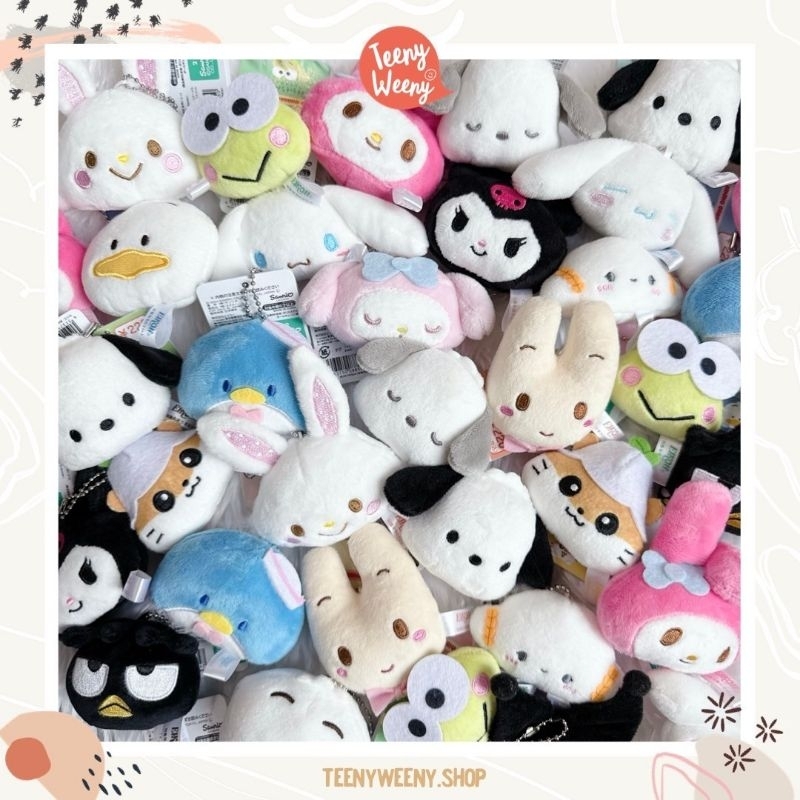 พวงกุญแจห้อยกระเป๋าซานริโอ้ รุ่นหัว Sanrio Keychain