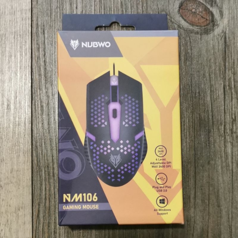 NM106 GAMING MOUSE เมาส์เกมมิ่ง รุ่น NM106