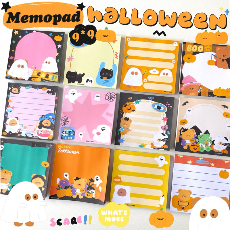 พร้อมส่ง ✨   memopad halloween