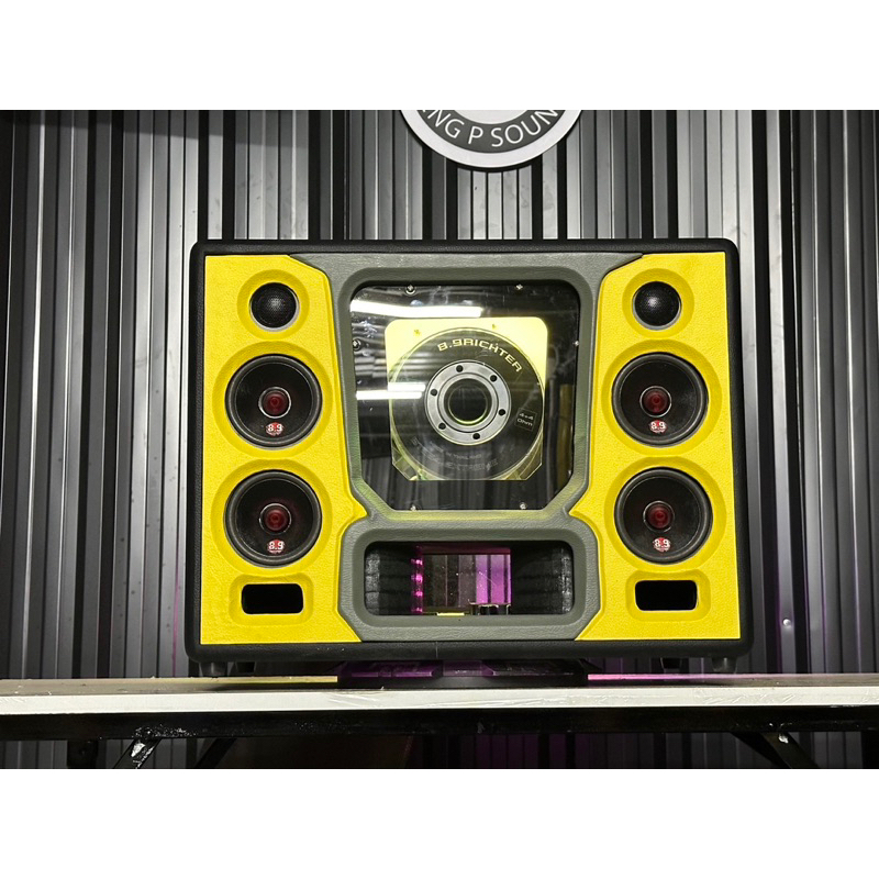 ตู้ลำโพงงานดิบ  ดอก8นิ้ว 1ดอก 4นิ้ว 4ดอหแหชม2ดอก