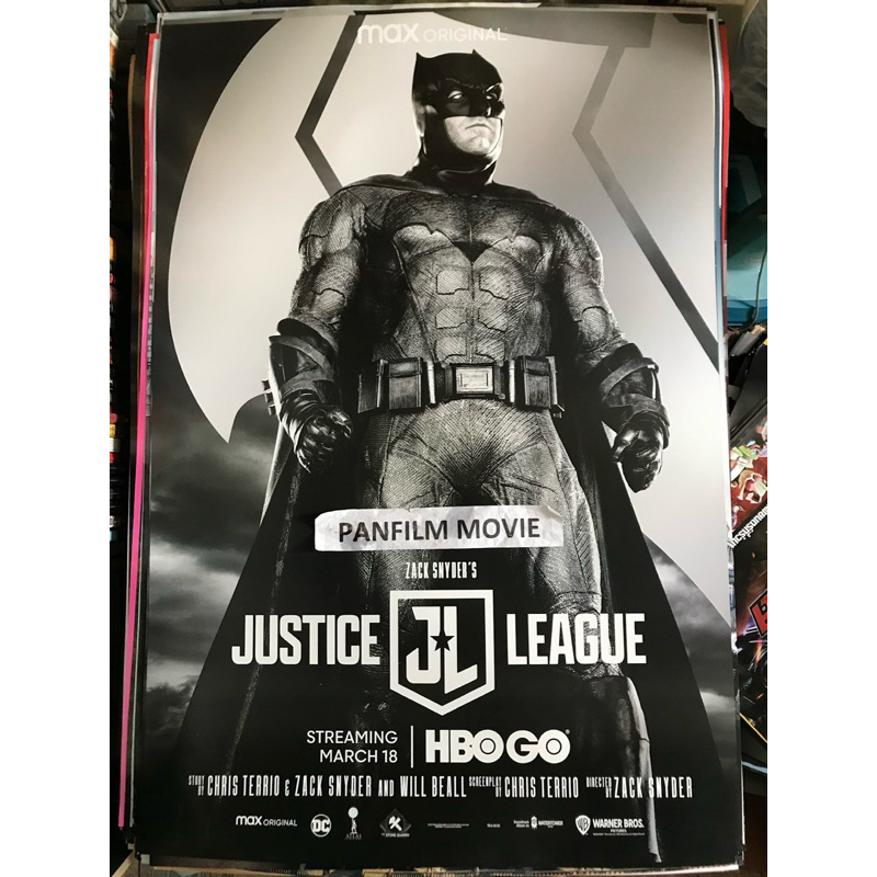 JusticeLeauge Zack Snyder’s Cut (จัสตินลีก) โปสเตอร์ภาพยนตร์
