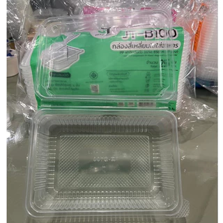 กล่องอาหาร กล่องข้าว JT-B912 JT-B112 (2ช่อง) JT-B99 JT-B100 JT-B916 (1ช่อง) ฝาติดในตัว เข้าไมโครเวฟได้ มีรูระบายอากาศ