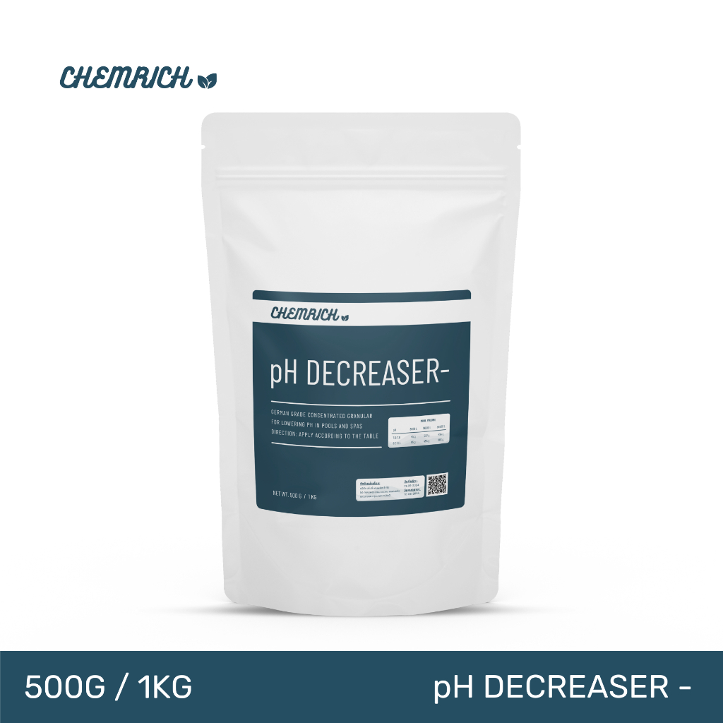 500G/1KG pH Decreaser- (German grade) / pH Decreaser for pools - Chemrich