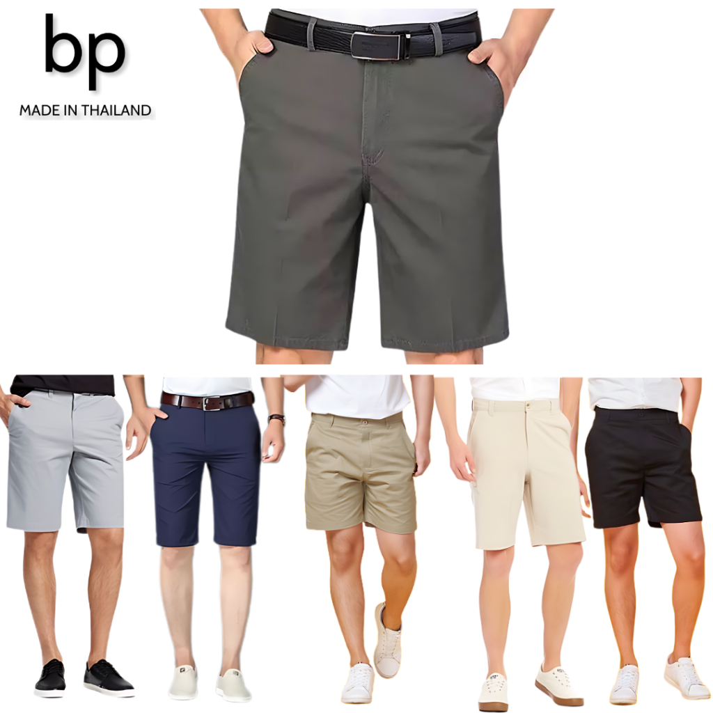 bp ขาสั้นผ้ายืด มี6สี ใส่สบายเข้าได้กับทุกลุค ไซส์ 30-40"