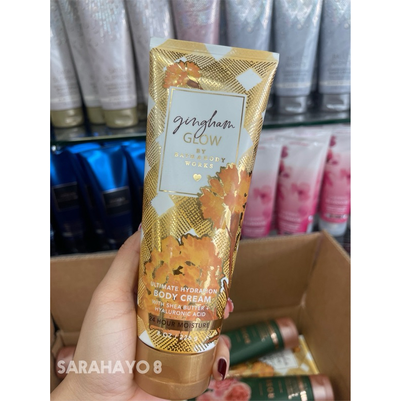 Bath & Body Works Gingham Glow Body Cream 226g. ของแท้