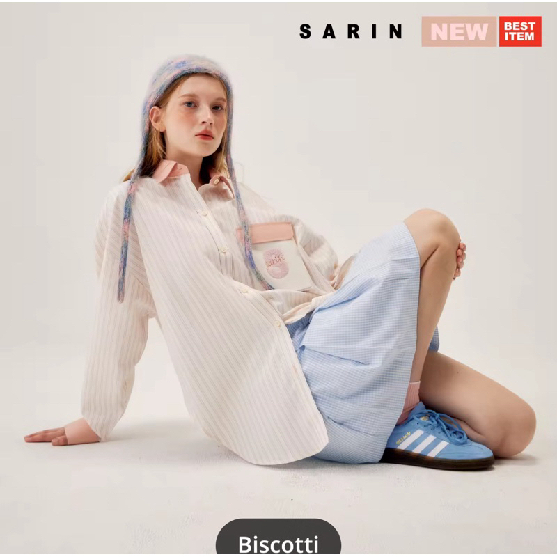 Sarin PuiPui pinstripe shirt