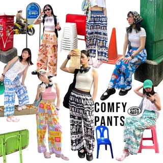 ssktmmee - Pants (comfy pants) กางเกงขายาว ใส่สบาย กางเกงช้าง