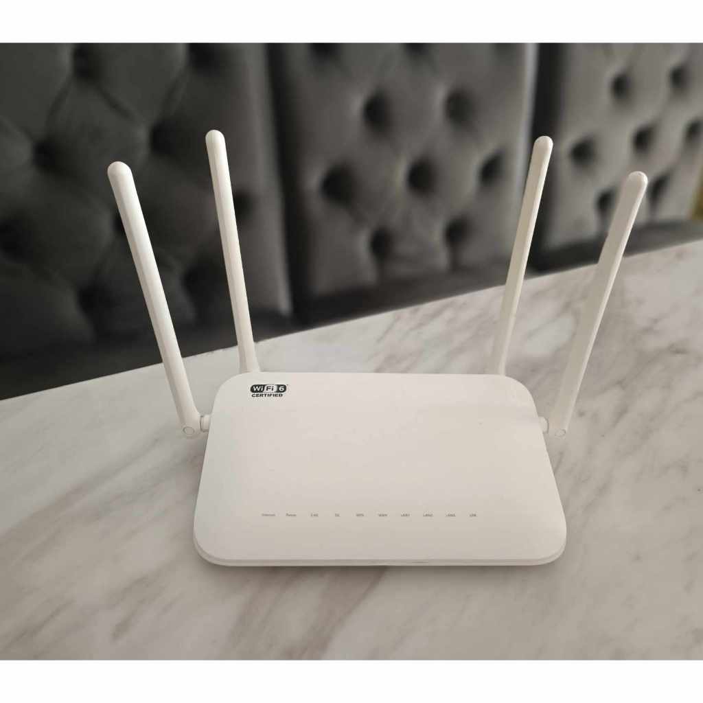 FIBERHOME-( แพคคู่ )-  SR1041Y AX1800 Wireless Dual Band Gigabit Router ไม่รวมอะเดฟเตอร์ สินค้าหมดสั