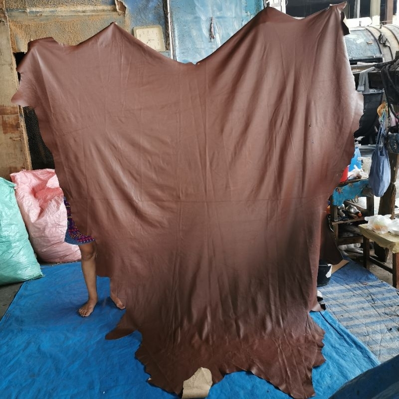 หนังเฟอร์นิเจอร์​ หนา​ 1.2​มิล​ หนังแท้100% หนังวัว​ หนังทำสี