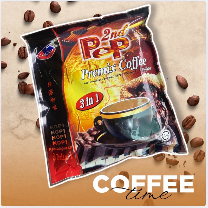 กาแฟ 3 in 1 กาแฟสำเร็จรูป กาแฟ ป๊อบ Pop premix coffee