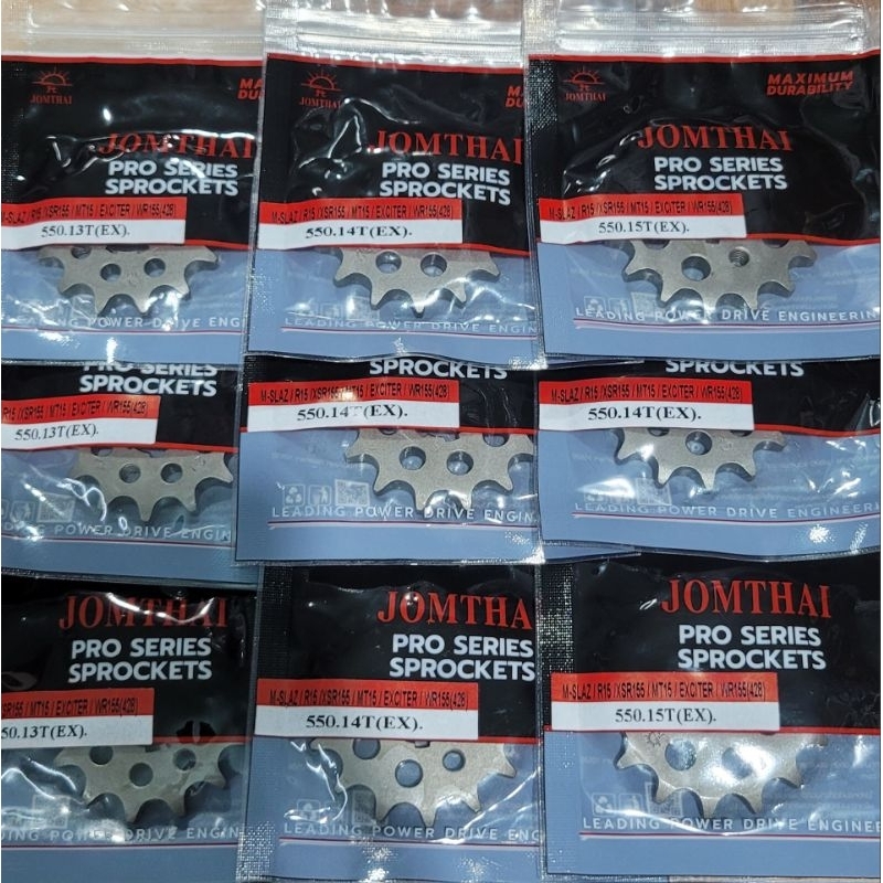 สเตอร์หน้าJomthai 428 สำหรับรุ่น M-slaz / R15 / MT15/ XSR155 / WR155