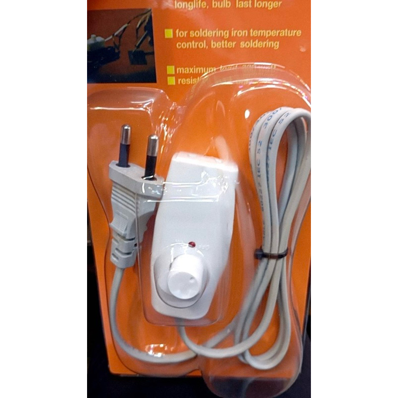 ตัวหรี่ไฟ รองรับไฟ 300w ปลั๊กเสียบ2 ขากลม