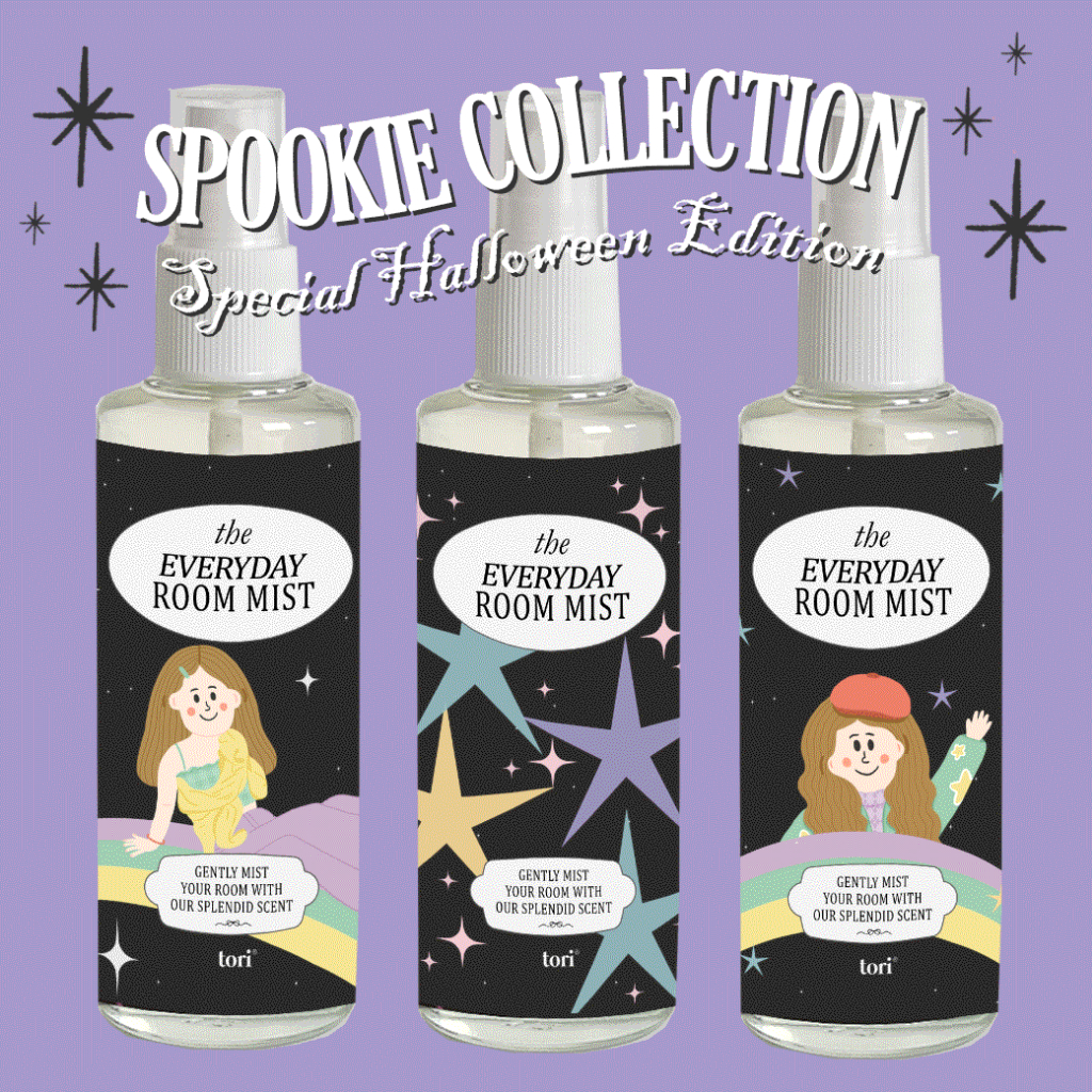 TORIAROMA | Everyday Room Spray รุ่น Spookie Girl สเปรย์สำหรับฉีดห้อง 85ml. ใข้ได้นานนนนนนมากกกกก