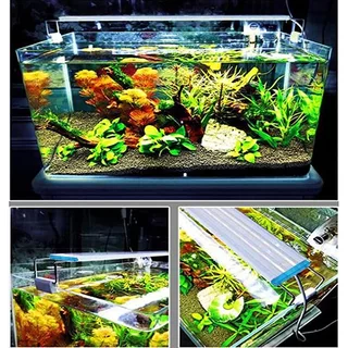 ไฟตู้ปลา led หลอดไฟตู้ปลา ไฟติดตู้ปลา3w/5w/6w/8w สำหรับตู้ปลาขนาด 11-36 นิ้ว ความสว่างสูง ปรับแสงได้ 4 แบบ โคมไฟ 4 แถว