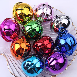 (พร้อมส่ง)กระพรวน กระดิ่ง 4 cm กระพรวนหลากสี