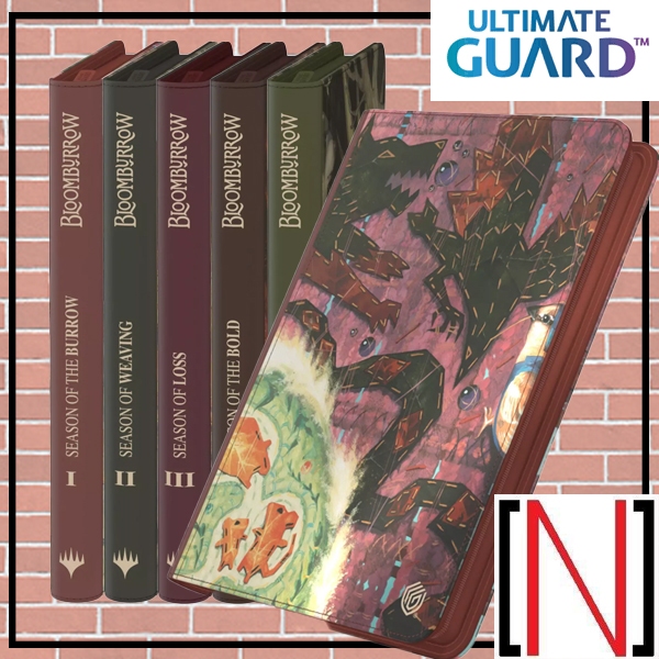 [Album] Ultimate Guard Zipfolio 360 Xenoskin 18pocket - Bloomburrow [แฟ้มใส่การ์ด]