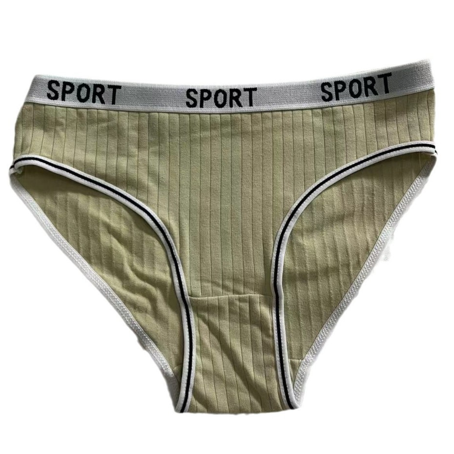 กางเกงในคอตตอนแท้ ขอบเอว sport ทรงThong ขาเว้าสูง มีไซส์ M - 3XL - รูปที่ 6