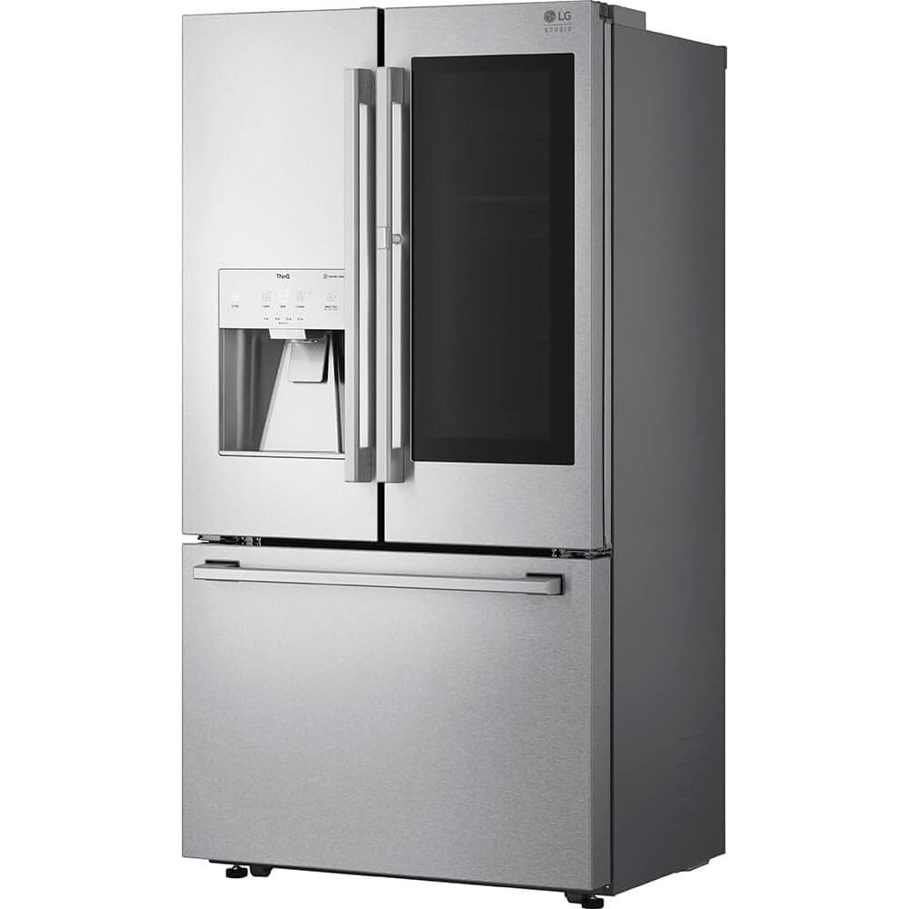 LG Studio 24 Cu. Ft. Stainless French Door Instaview Door-in-door Refrigerator