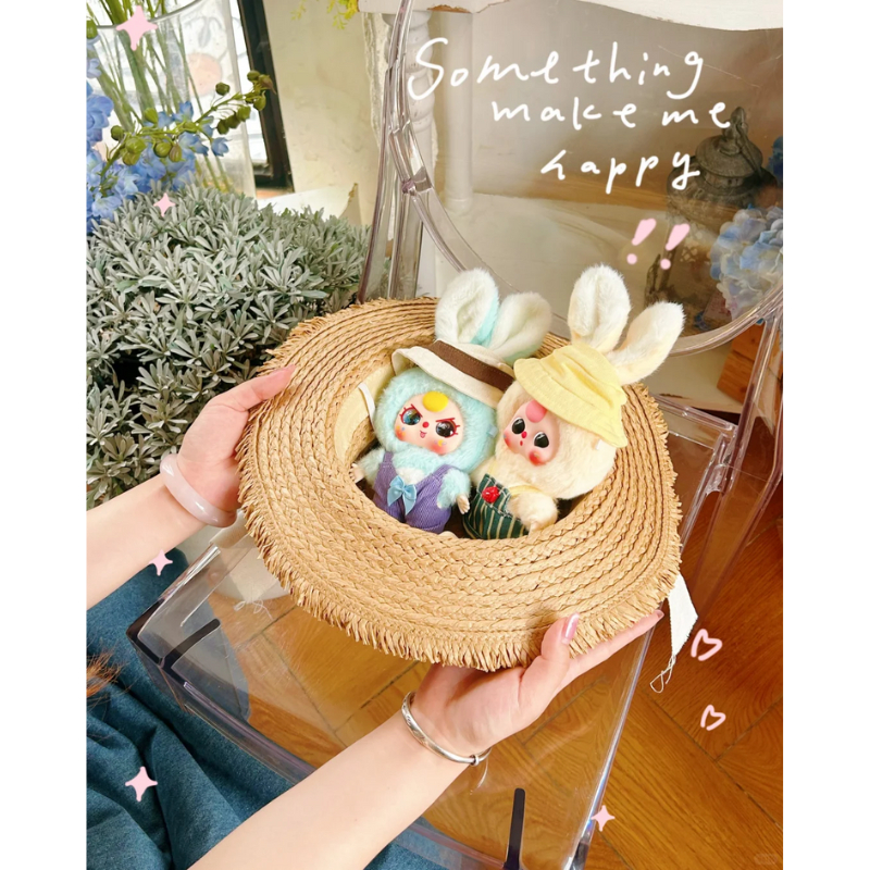 🔴ยกบ็อก(6 ตัว)🔴 🔥โค้ดแฟชั่นลด30%🔥พร้อมส่งในไทย🔥Baby Three Rabbit Macaron กระต่าย พวงกุญแจ