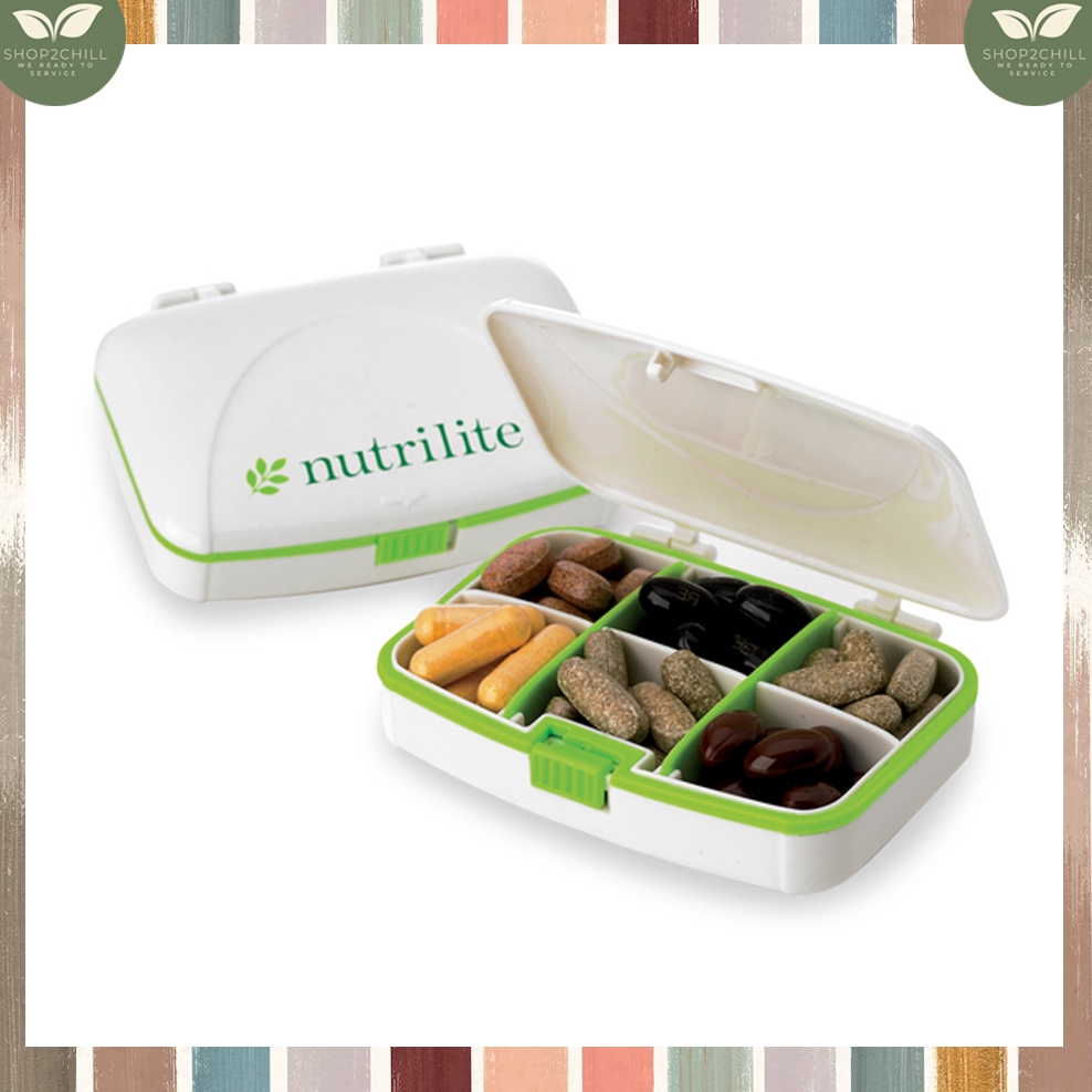 ไทยแท้💯% ตลับแบ่ง นิวทริไลท์ ตลับยา ตลับแบ่งอาหารเสริม nutrilite แบบพกพา