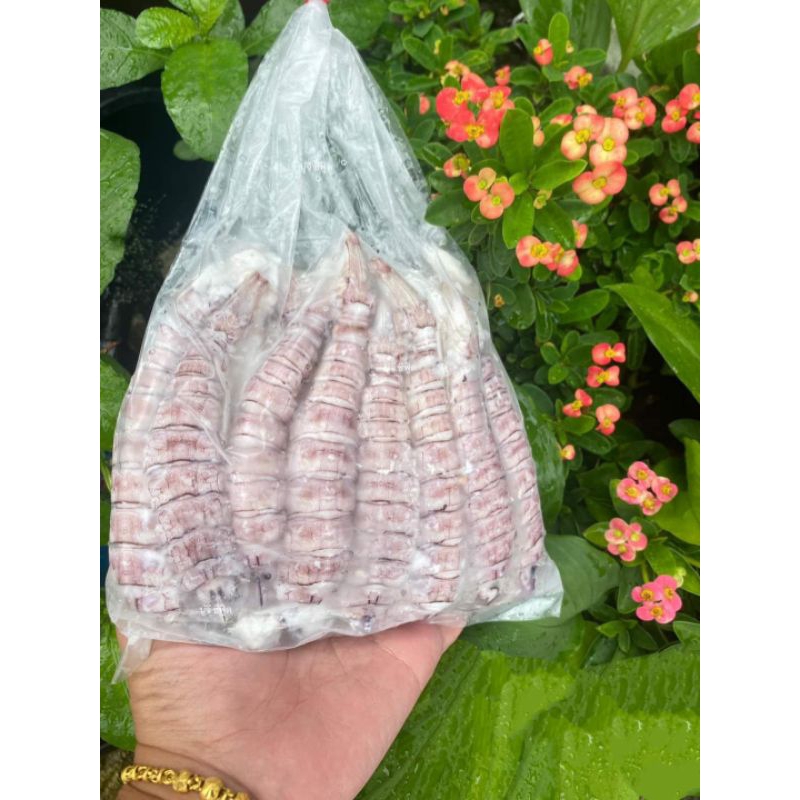เนื้อกั้งแก้วแกะ เนื้อกั้งไข่แกะ และเนื้อเขียวแกะ เนื้อล้วนไม่ติดเปลือกต้มเสร็จ แบ่งขาย กล่องละ 500กรัมและ1กิโลกรัม
