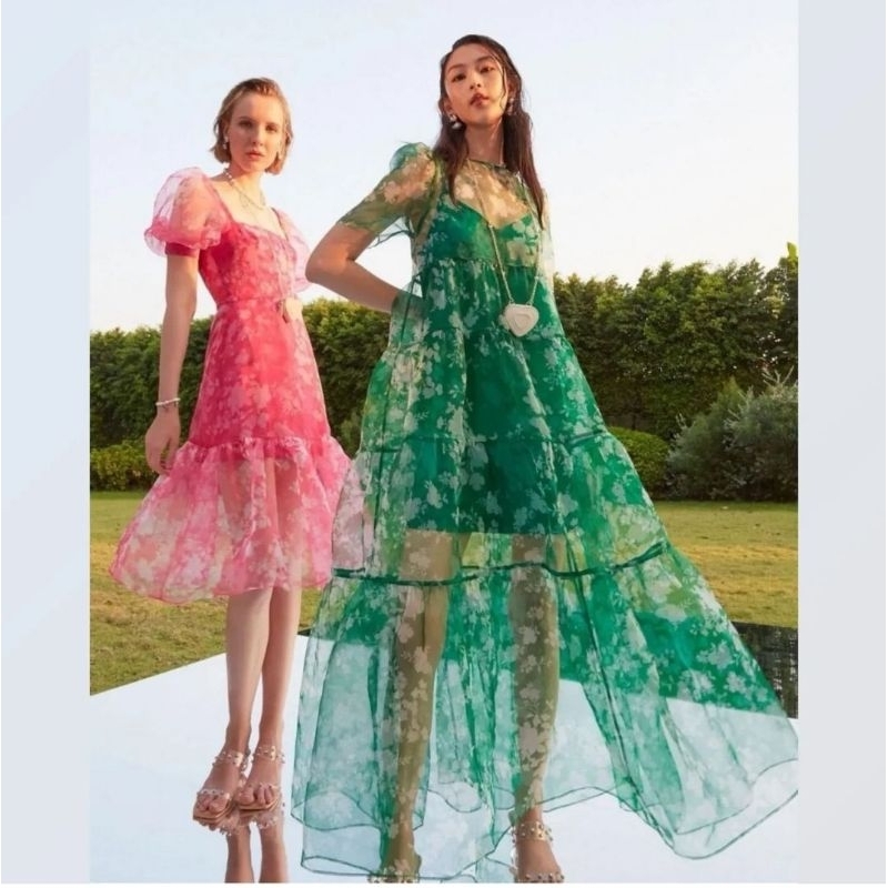 Jaspal เดรสยาวสีเขียวสวย(s)