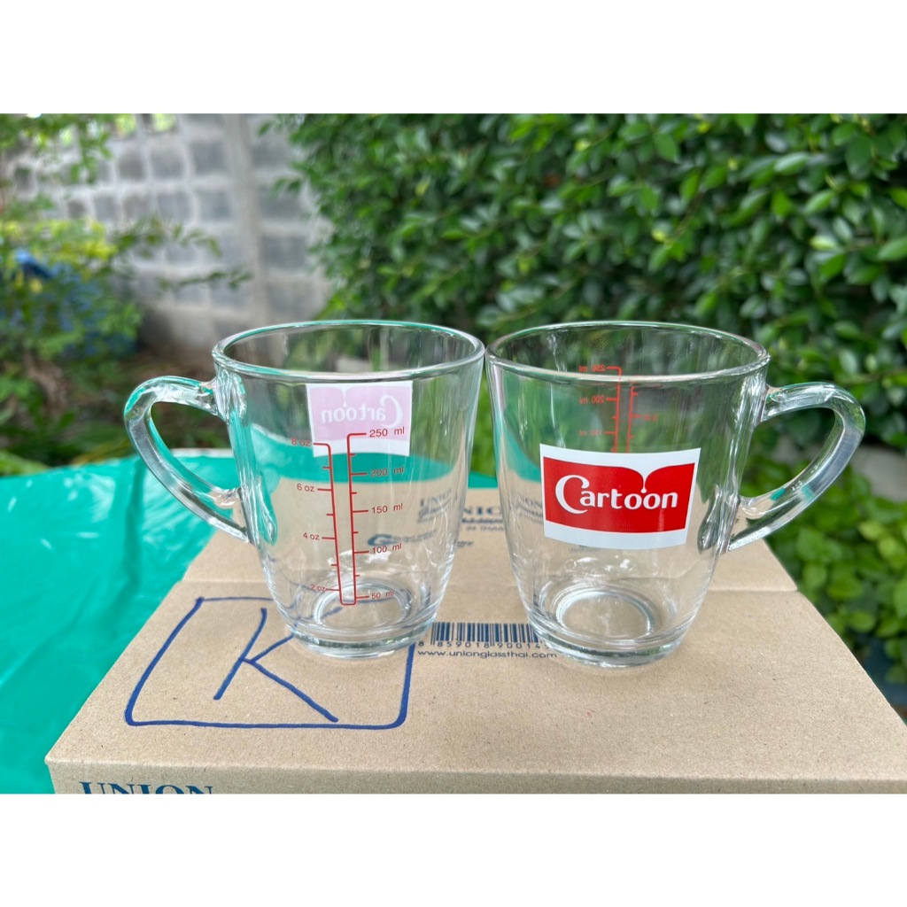 (ราคาส่งยกลัง-6ใบ)แก้วตวงคาร์เนชั่น 8 ออนซ์/250ml มีหูจับถนัดมือ สเกลสีแดงคมชัดไม่หลุดลอกง่าย ส่งไว 2-4 วันได้รับของ - รูปที่ 3