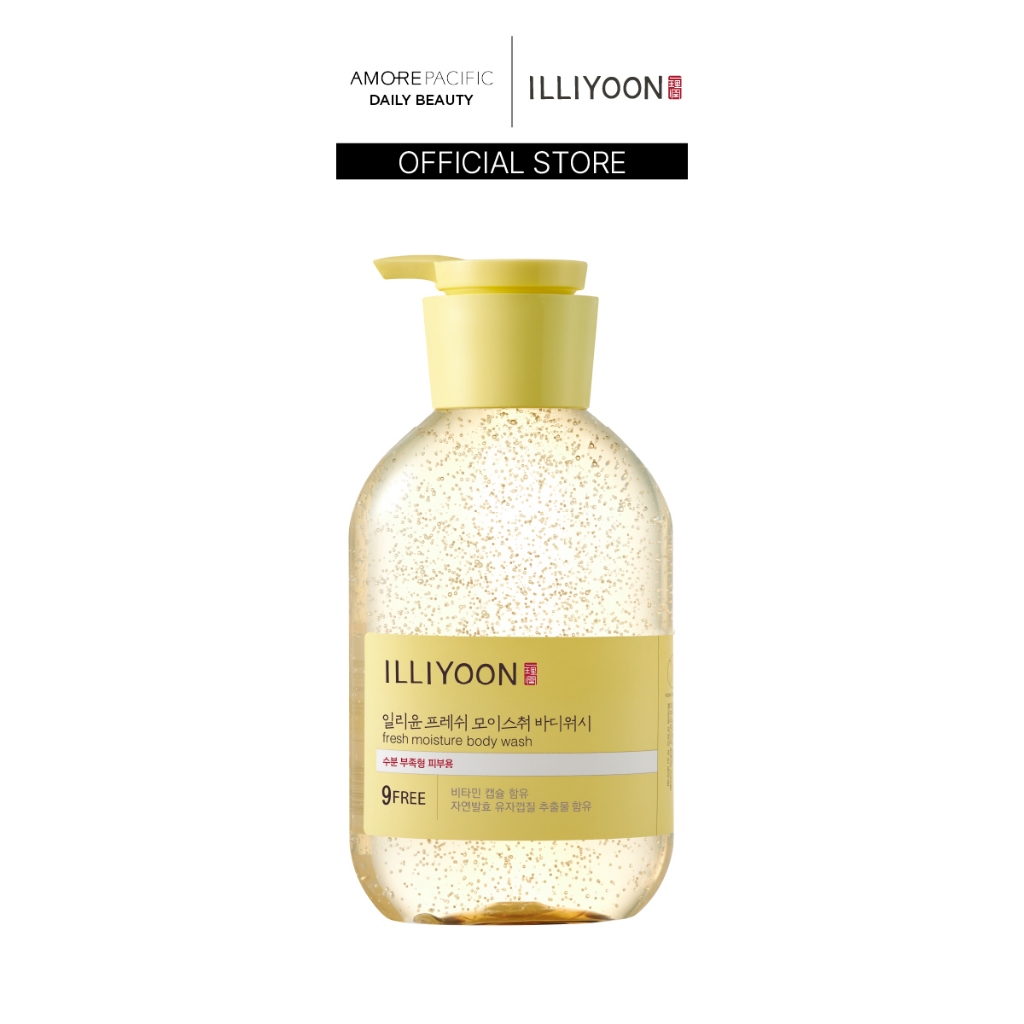 [ ผลิตภัณฑ์มอยส์เจอร์ไรเซอร์ทำความสะอาดผิวกาย]ILLIYOON FRESH MOISTURE BODY WASH 500ML อิลลิยูน เฟรช มอยส์เจอร์ บอดี้ วอช