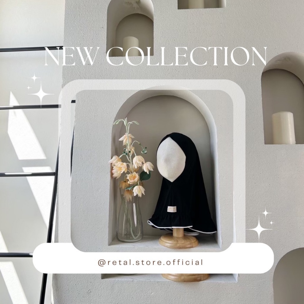 ฮิญาบเด็กน่ารัก มินิมอล Kids Hijab ขอบกุ๊น New Collection (10สี) - Retal Store Official