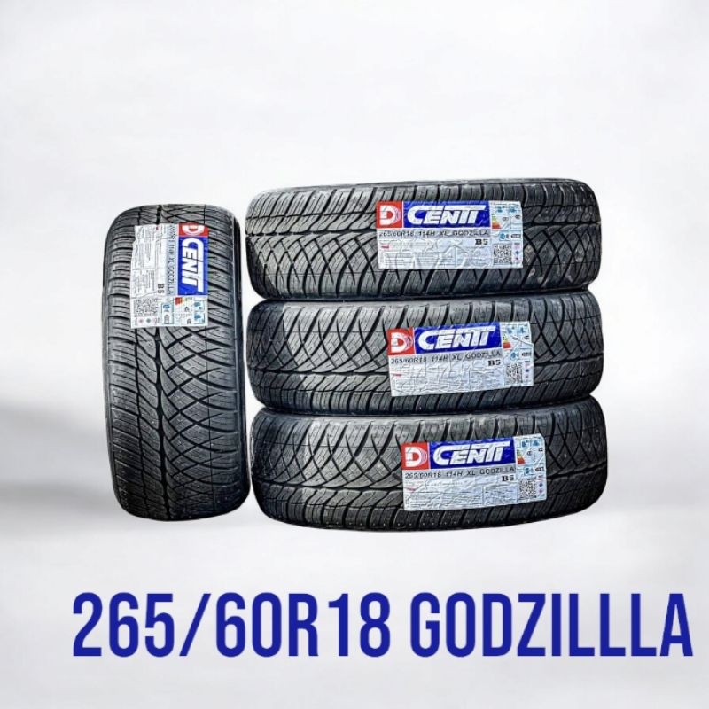 DCENTI  GODZILLA265/60R18  ยางรถยนต์ของคนเท่ยางไทยประสิทธิภาพสูง   นุ่ม  เงียบ เกาะ  รีดน้ำดี ประหยั