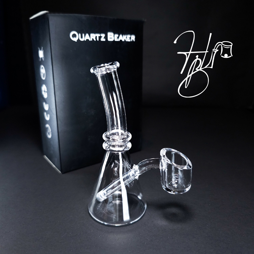 5" Dab Rig with Quartz Banger, Glass Bong แด๊บ ริค บ้องแก้ว for wax/dab/shatter