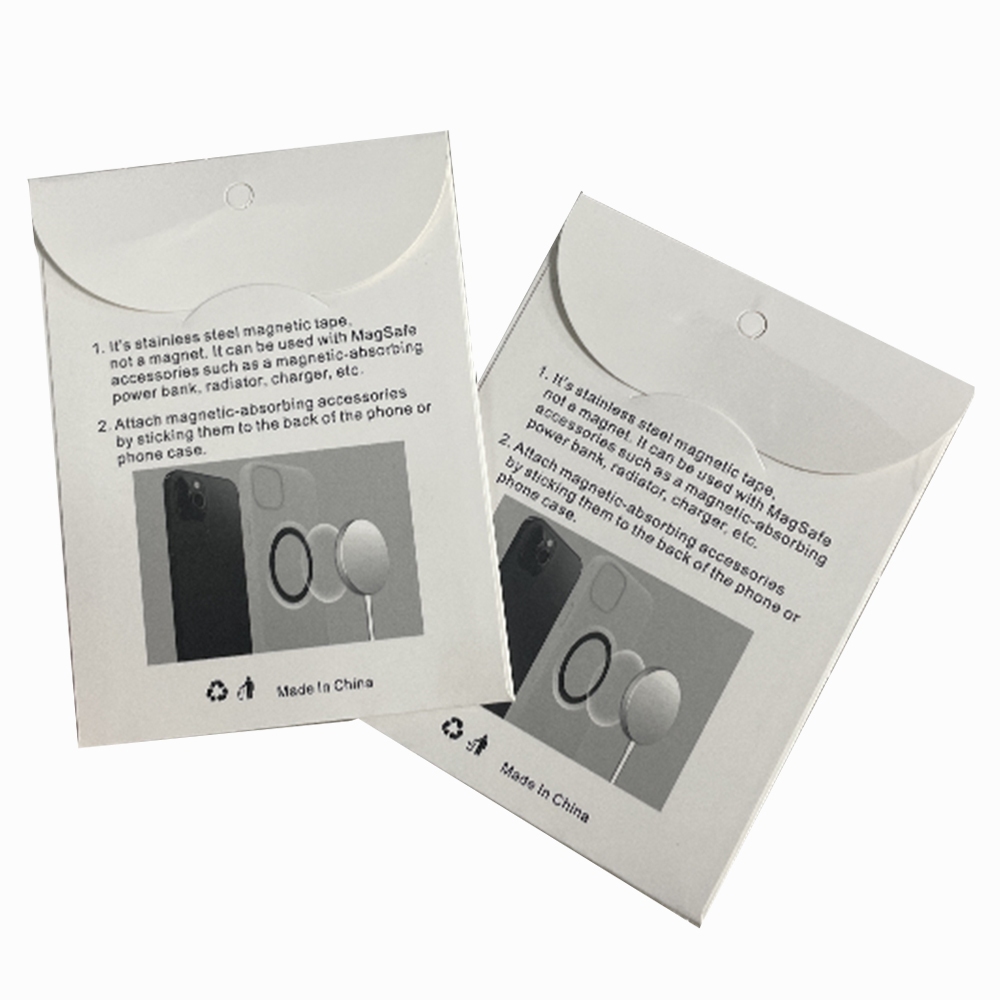 Magsafe Ring Sticker  แผ่นสติกเกอร์แหวนเหล็ก โลหะ รองรับที่ชาร์จไร้สาย สําหรับติดรถยนต์ - รูปที่ 7