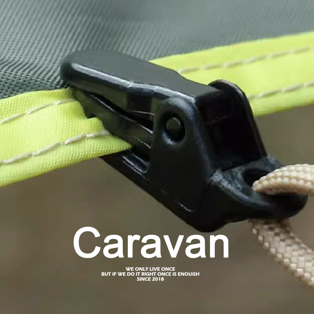 Caravan Crew (2ชิ้น) Alligator camping clip ตัวหนีบฟลายชีท ผ้าใบ เต็นท์ ขนาดใหญ่