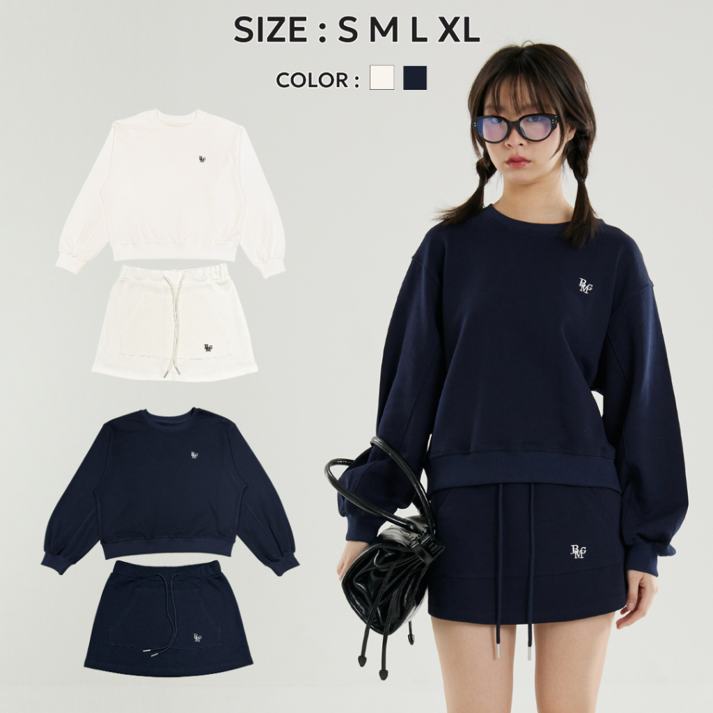 Bemingset001(S-XL) - Beming Set Ver.1 ชุดเซตเสื้อ sweater + กระโปรง