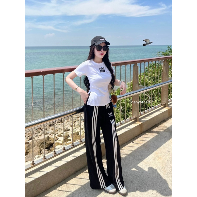 Thanyathep คอลใหม่ ห้ามพลาด สวยจึ้งงงงง แพทเทริน คือปังสุดๆ เซท2ชิ้น ผ้าเด้งหนานุ่ม ทั้งเสื้อและกางเกงใส่สบาย
