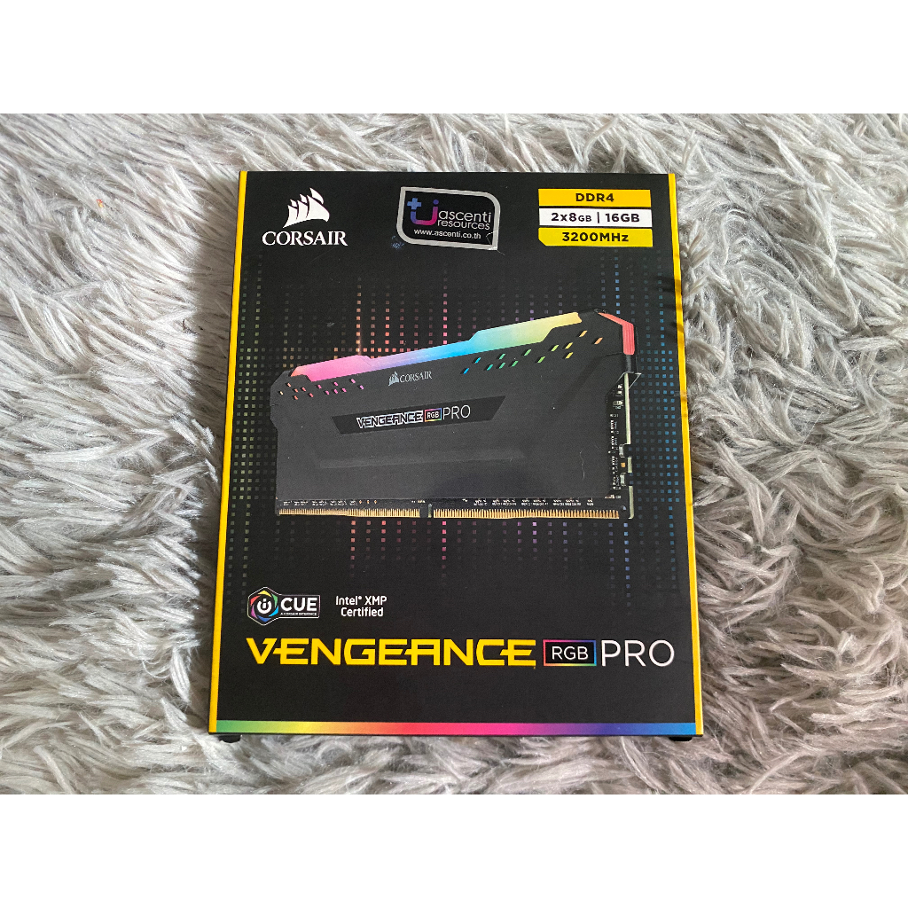 🔰RAM 16GB DDR4 Bus3200 MHZ Corsair Vengeance RGB PROมือสอง🔰