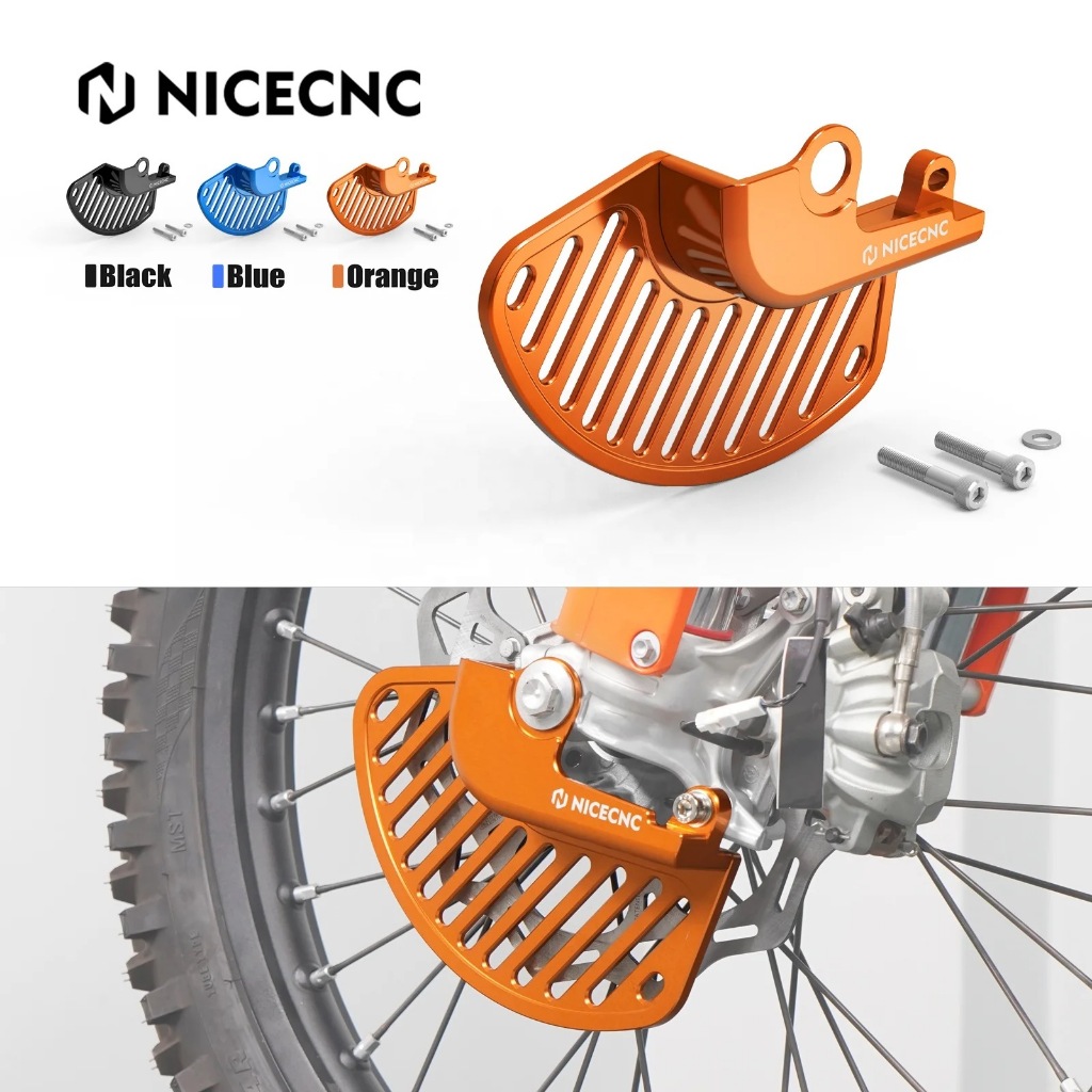 NiceCNC ฝาครอบป้องกันจานดิสก์เบรกหน้า สำหรับ KTM  ปี 2021-2024, 200XCW ปี 2016, 250XC TPI