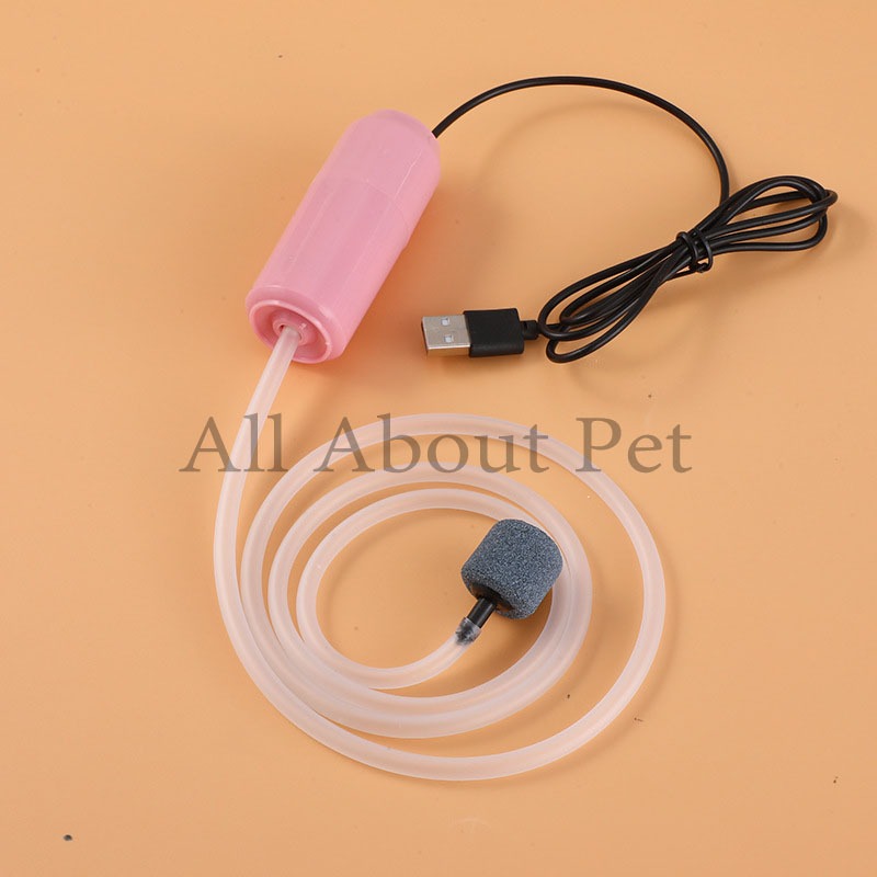 ชุดเครื่องปั๊มออกซิเจน USB ปั้มอากาศ ปั้มอ๊อกซิเจน Oxygen air pump ขนาดเล็ก แบบพกพา ประหยัดพลังงาน