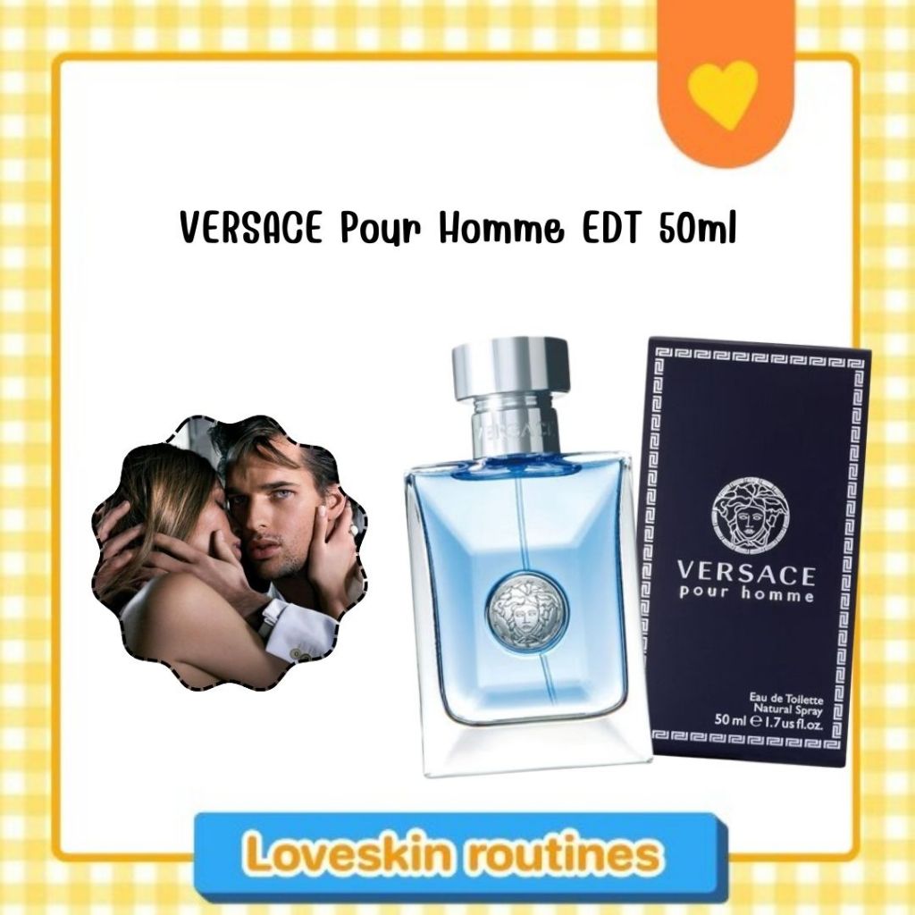 🌈ของแท้พร้อมส่ง🌈 VERSACE Pour Homme EDT 50ml