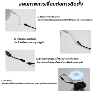 นีออน RGB ไฟ LED ไฟแถบไฟ 5V-24 V ควบคุมบลูทูธกันน้ำได้ทำงาน 5 เมตร 10 เมตร ยืดหยุ่นแถบไฟตกแต่งในร่มและกลางแจ้ง