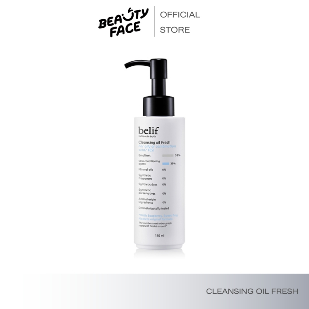 พร้อมส่ง - belif Creamy cleansing foam moist / belif Cleansing oil fresh 150ml