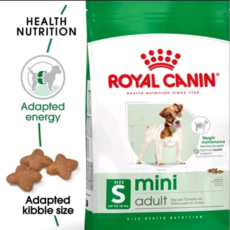 ROYAL CANIN MINI Adult 2kg อาหารเม็ดสุนัขโตพันธ์เล็ก 10 เดือนขึ้นไป