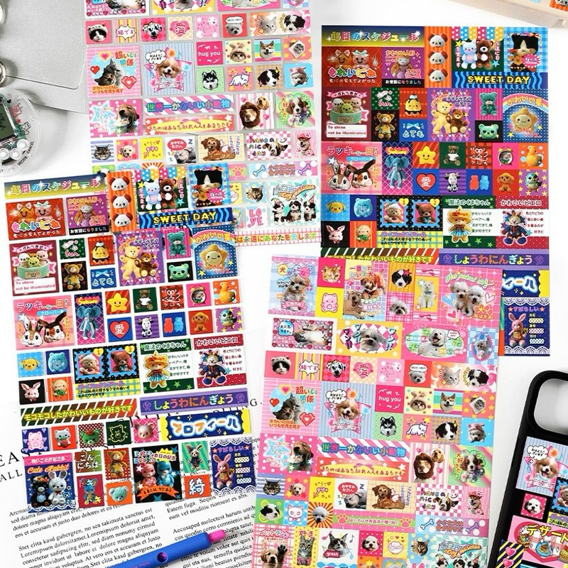 💥จัดส่งไว💥(020-3)สติกเกอร์ตกแต่งสไตล์ญี่ปุ่น